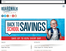 Tablet Screenshot of louisianaboardwalk.com